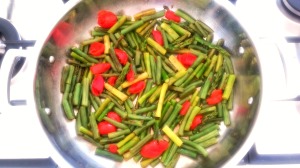 Asparagus green beans 2